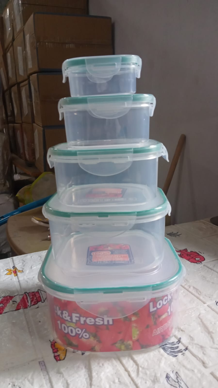 Snap-Seal Storage Containers