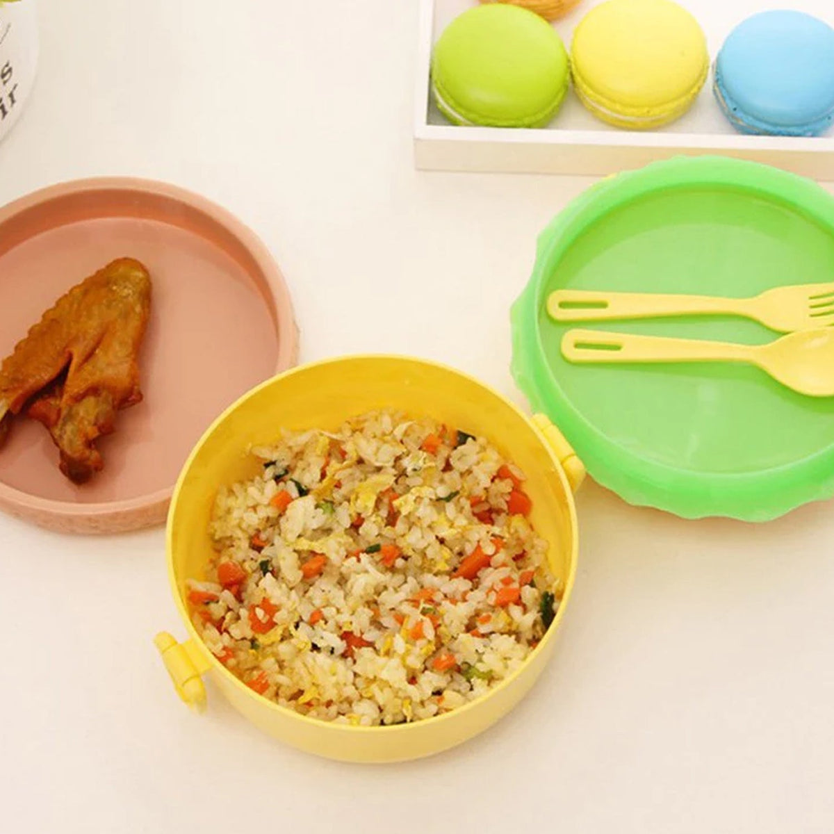 Burger-Shaped Kids' Lunchbox