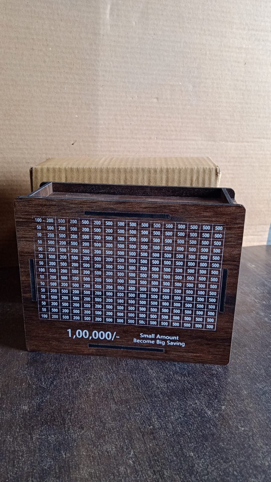 Wooden Money Piggy Bank