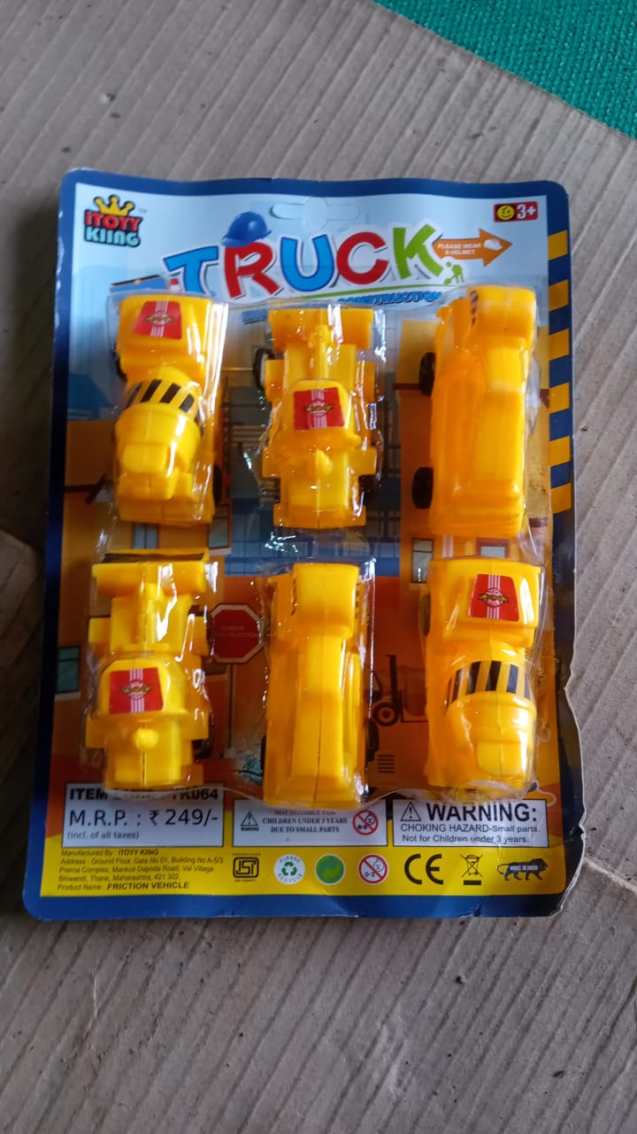 Construction Toy Car Set