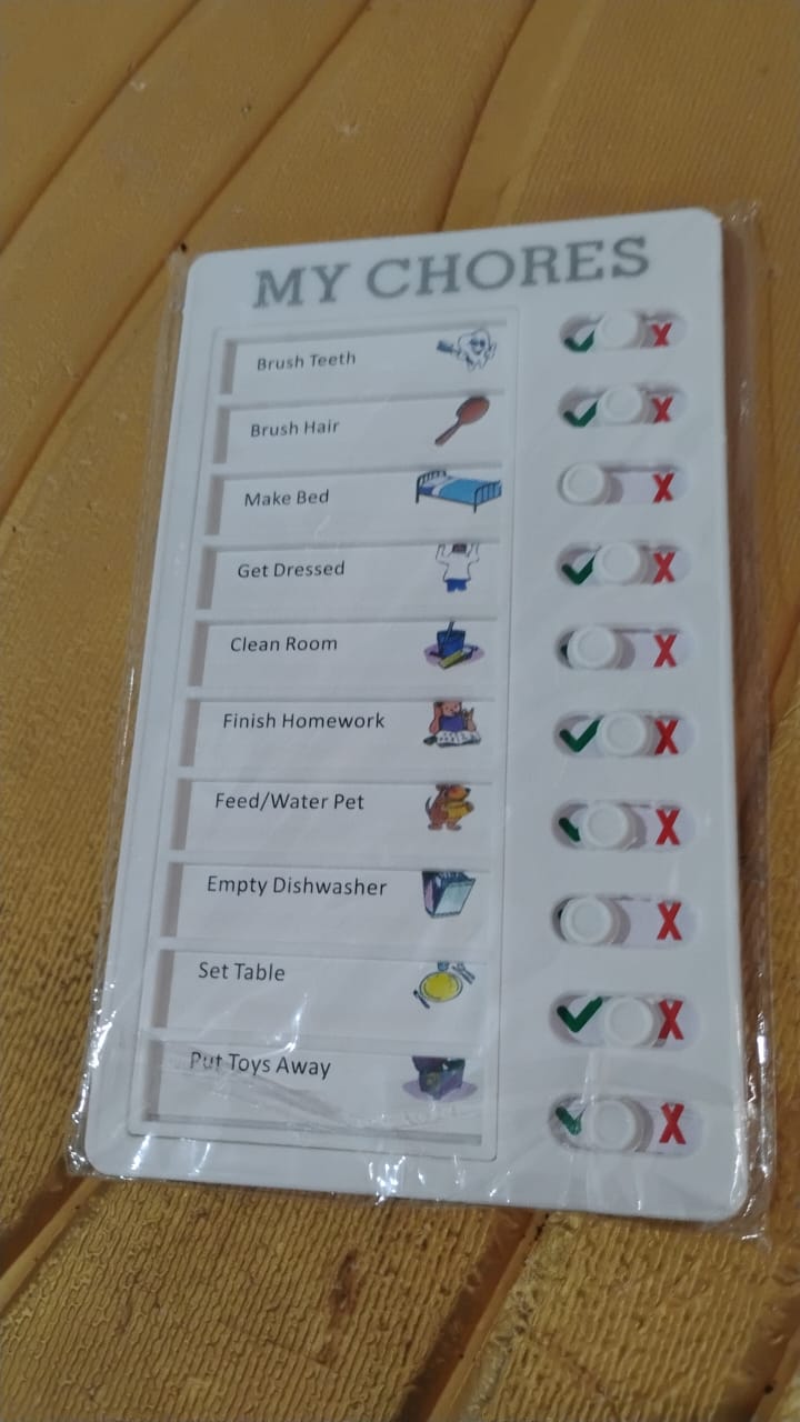 Portable Chore Board