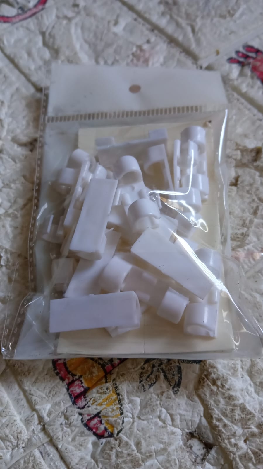 Adhesive Cable Clips – 20 Pcs