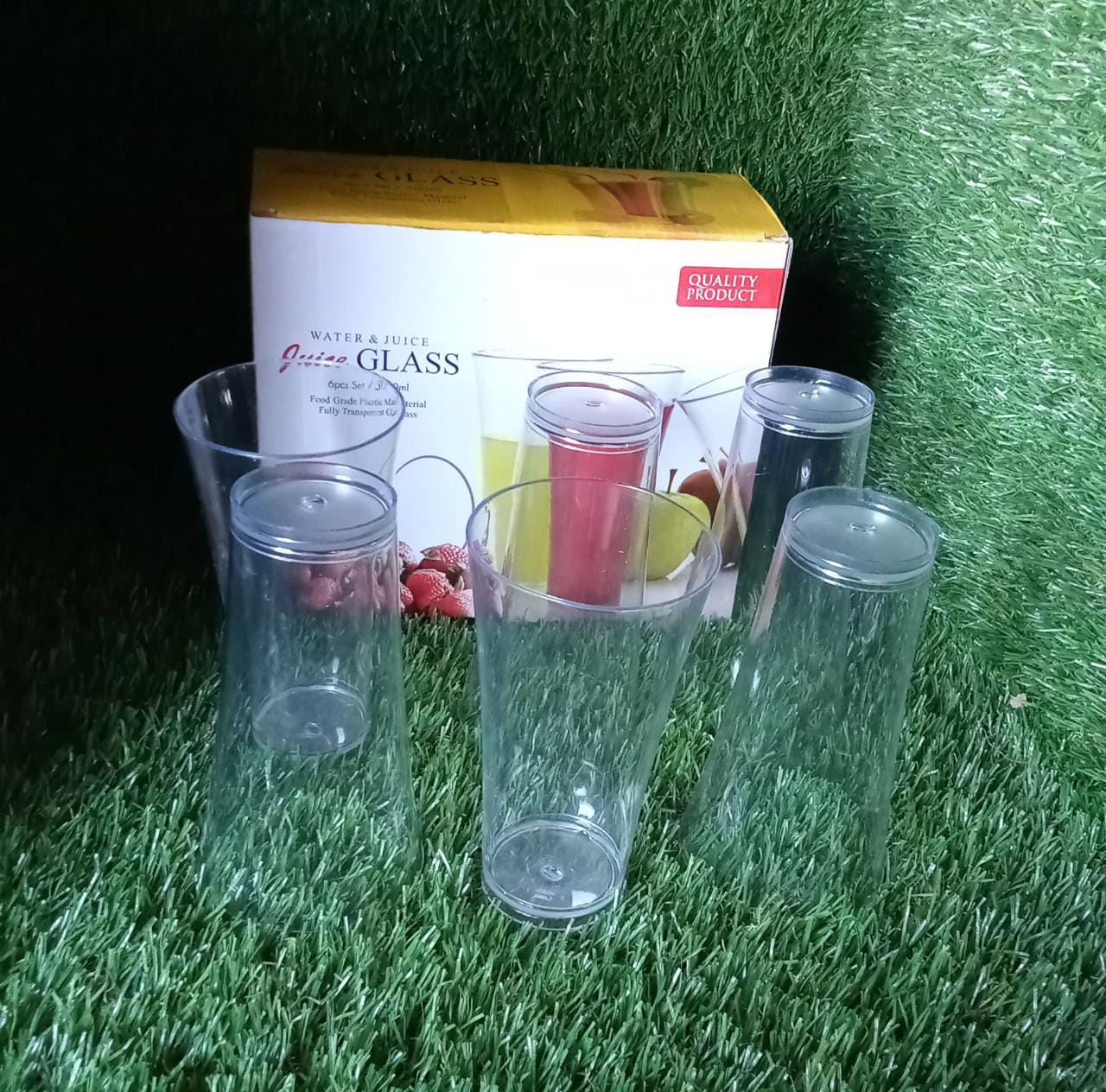 Unbreakable Transparent Glass Set
