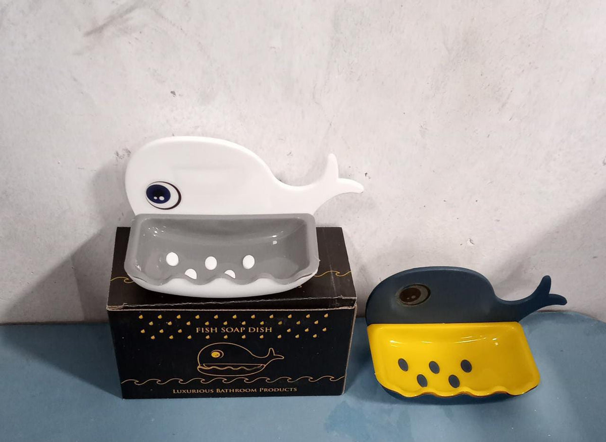 Fish Shape Soap Holder (Pack Of 2pc)