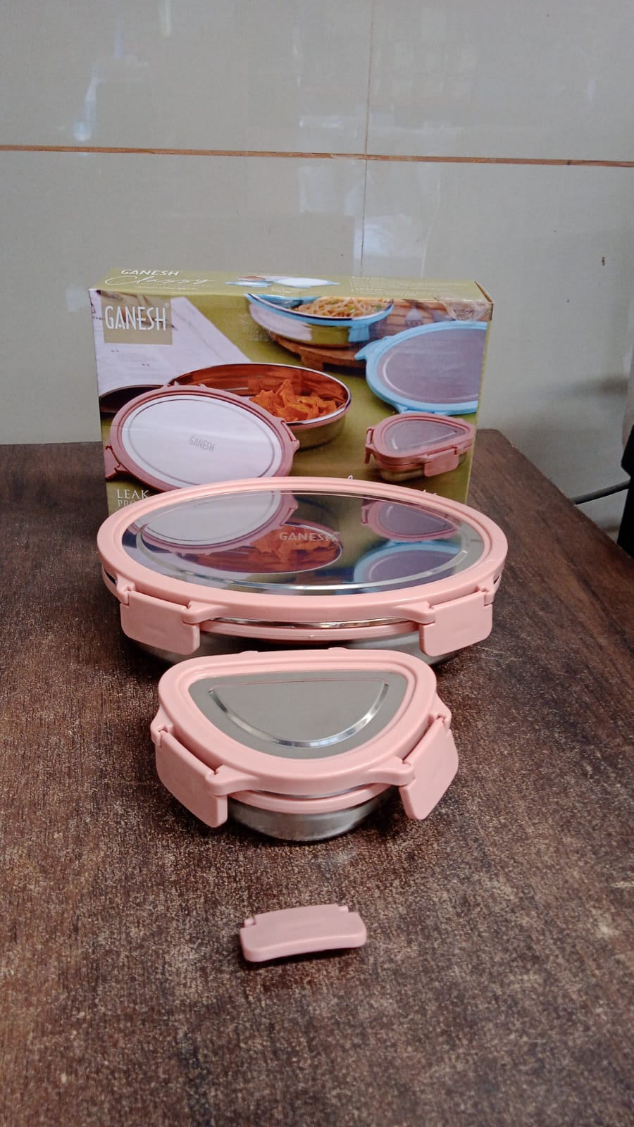 Ganesh Classy 2-Piece Lunch Box Set