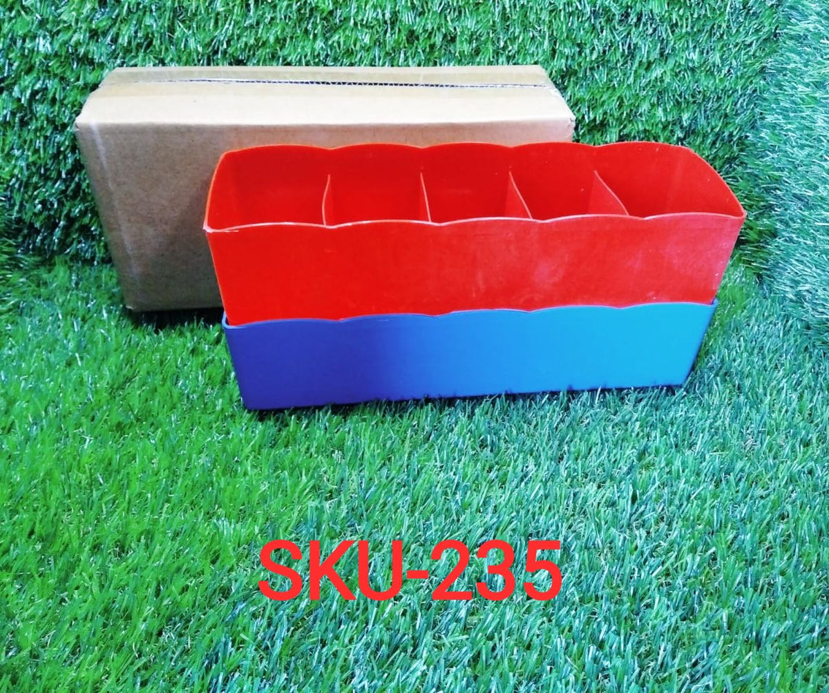 5-Compartment Drawer Organizer