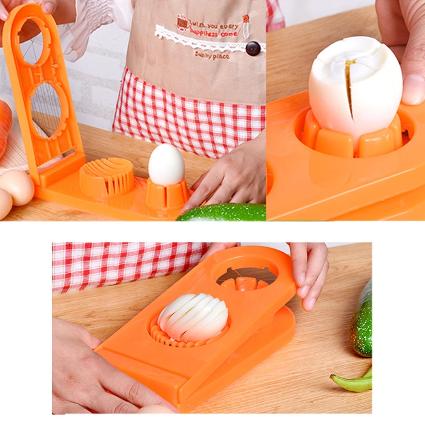 Egg Slicer and Cutter for Boiled Eggs