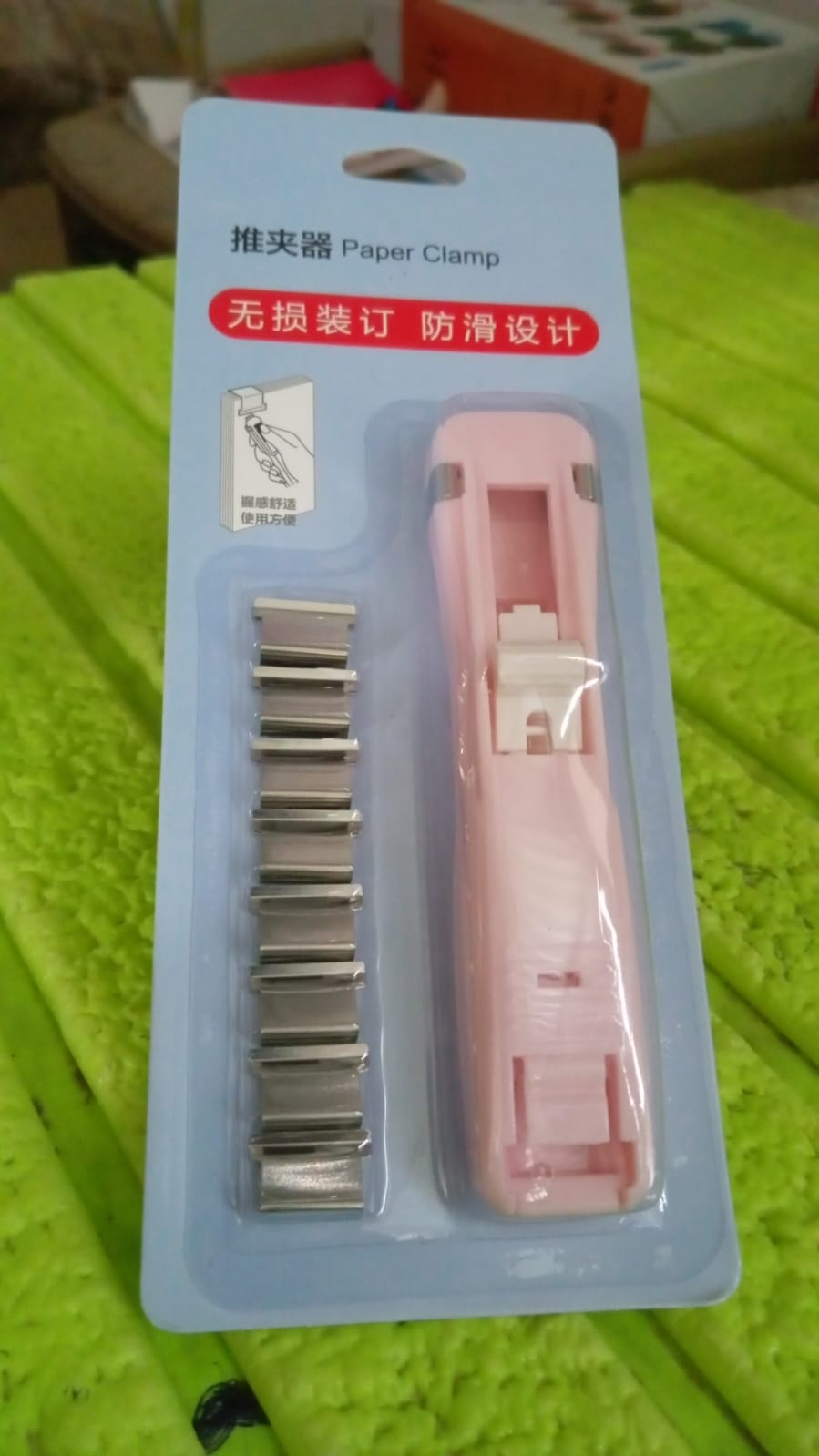 Portable Paper Clamp with 8 Clips