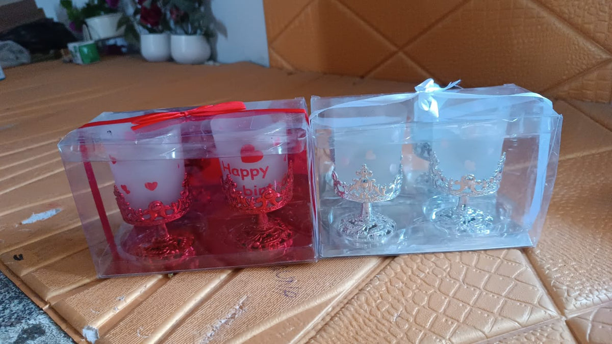 Stylishly Candle Stand (2 Pc)