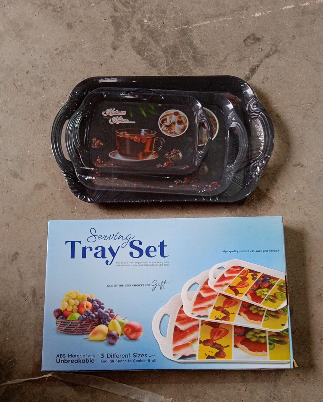 Melamine Serving Tray Set Of 3