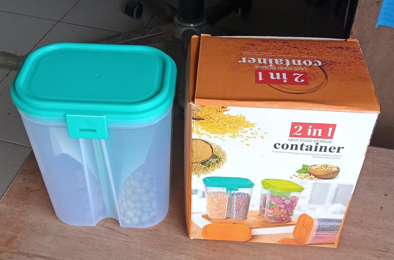 Dual Section Storage Container