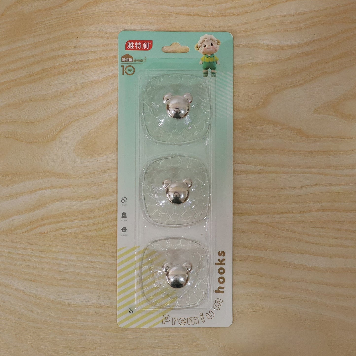 Damage-Free Adhesive Hooks