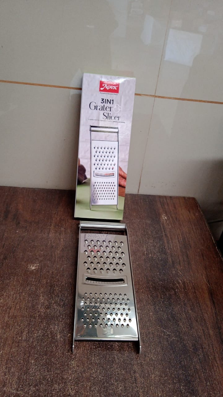 Stainless Steel Grater Slicer (3 In 1)