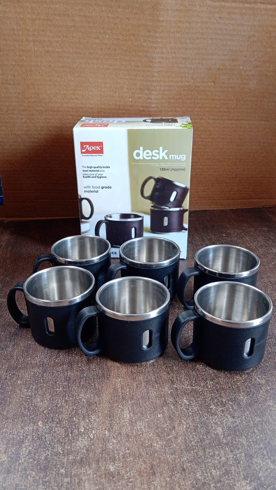 Stainless Steel Mug Set