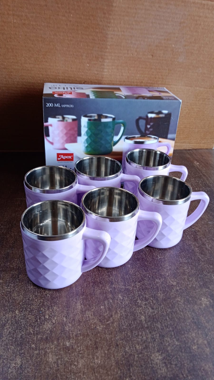 Apex Silika 6-Pc Tea Cup Set
