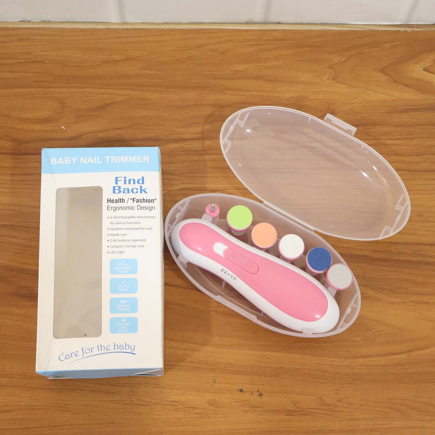 Electric Baby Nail Trimmer With Grinding Heads