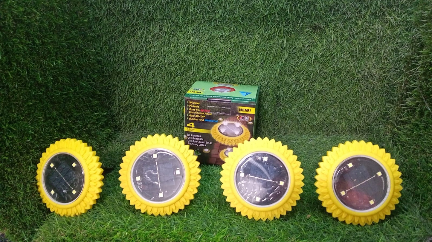 Solar Ground Lights 4-Pack