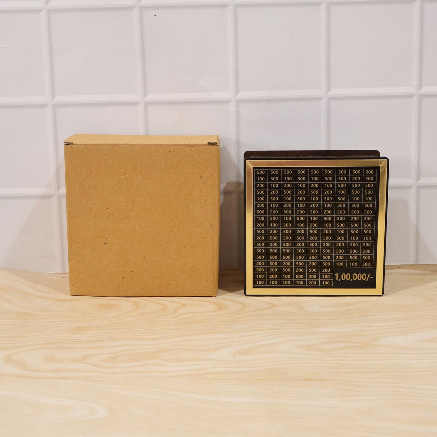 Wooden Money Box