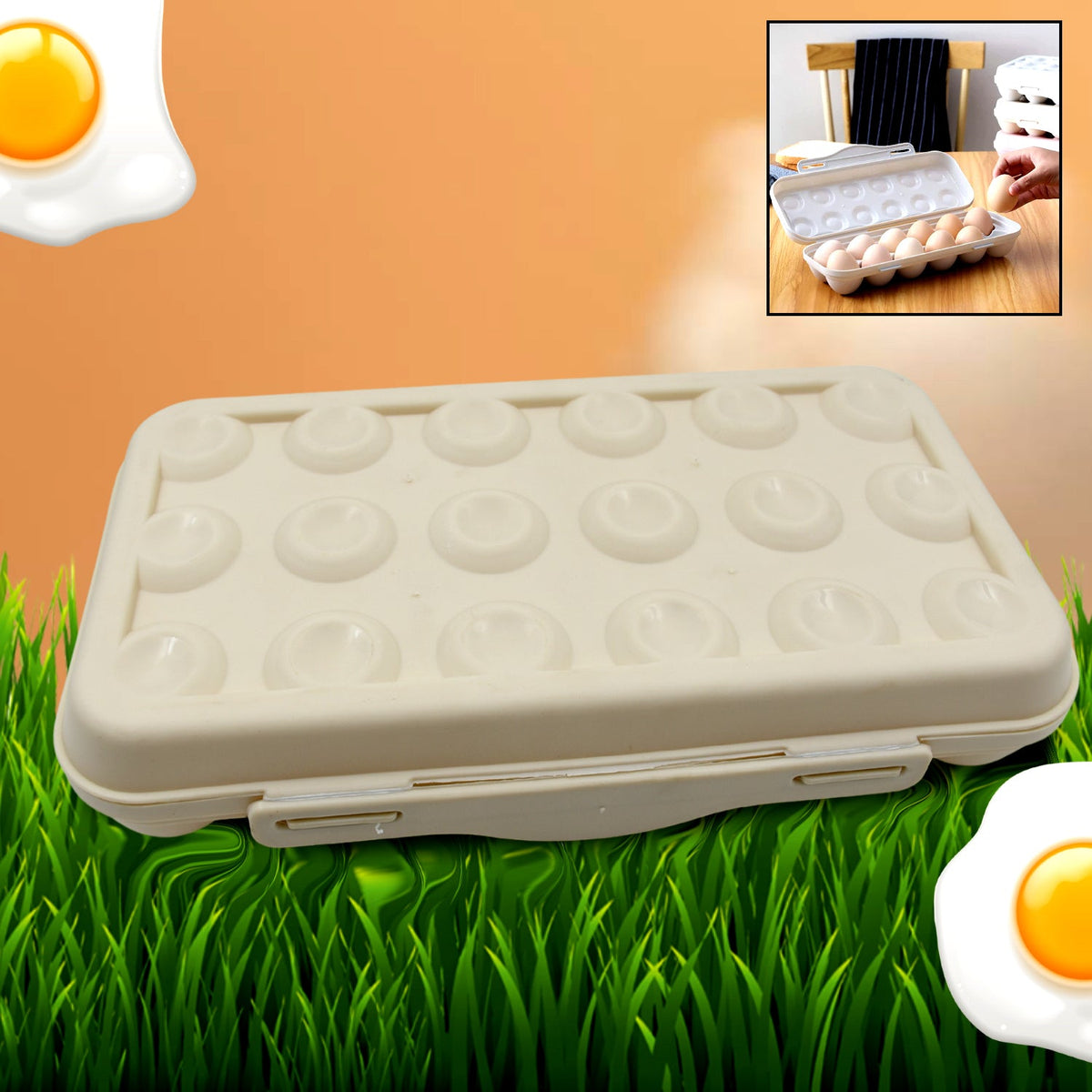 18 Grid Egg Holder