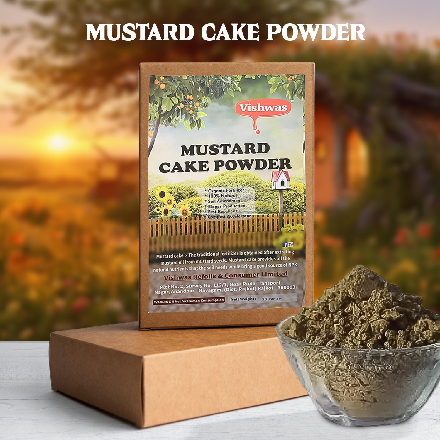 Mustard Cake Fertilizer 900gm