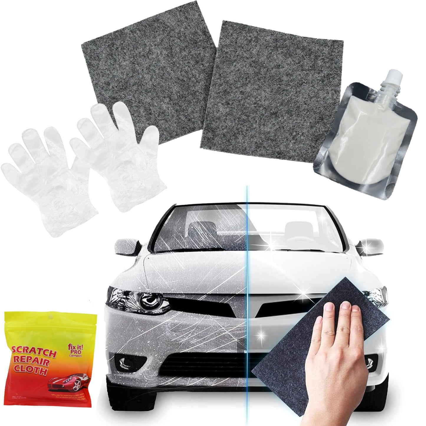 Nano Car Scratch Remover Cloth