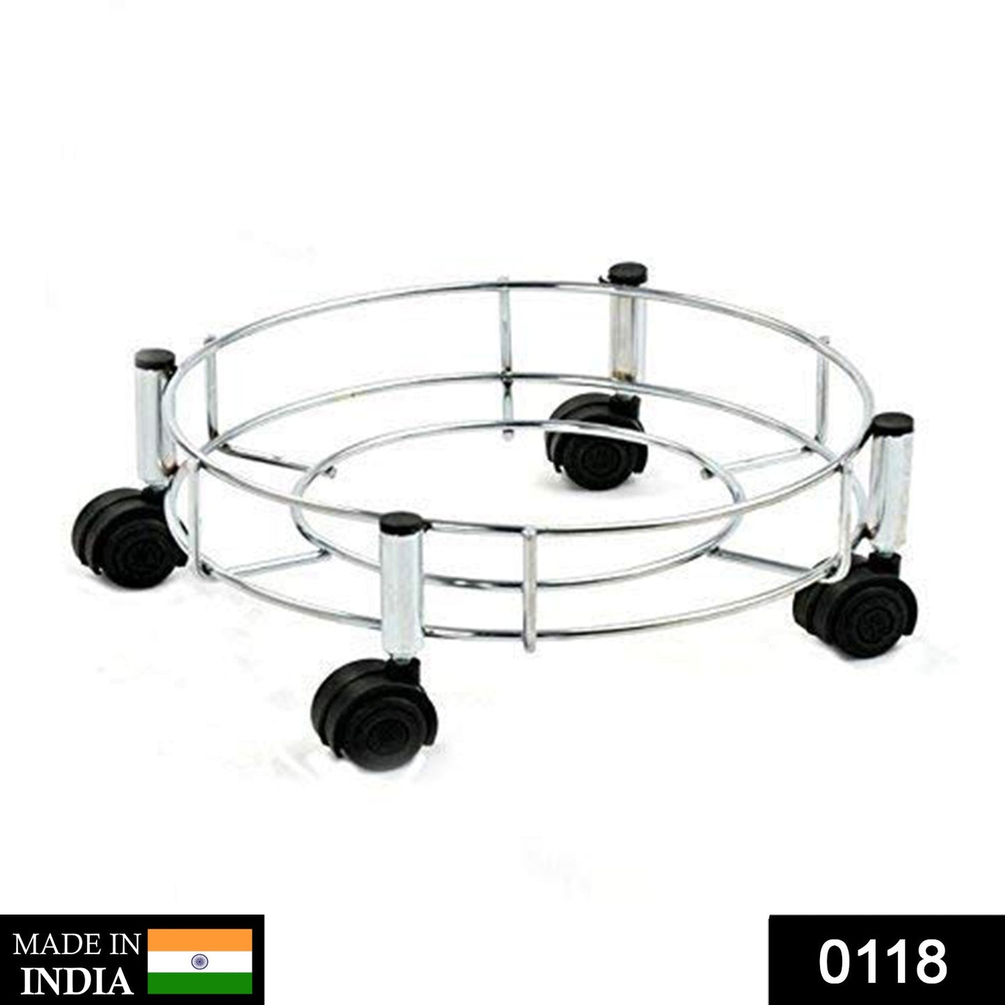 Stainless Steel Cylinder Trolley