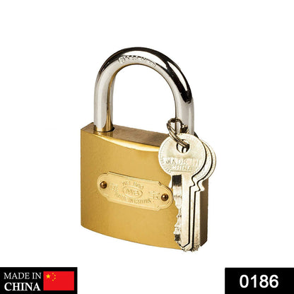 Cut-Resistant Brass Padlock