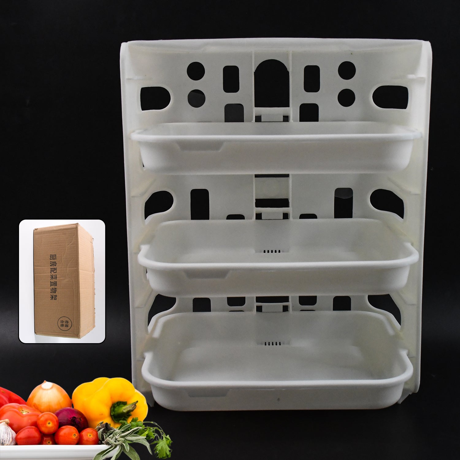 3 Layer Wall Pantry Organizer