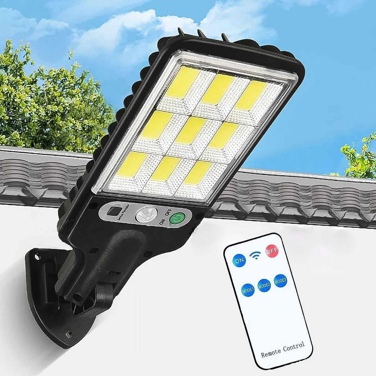 Solar Motion Sensor Street Light