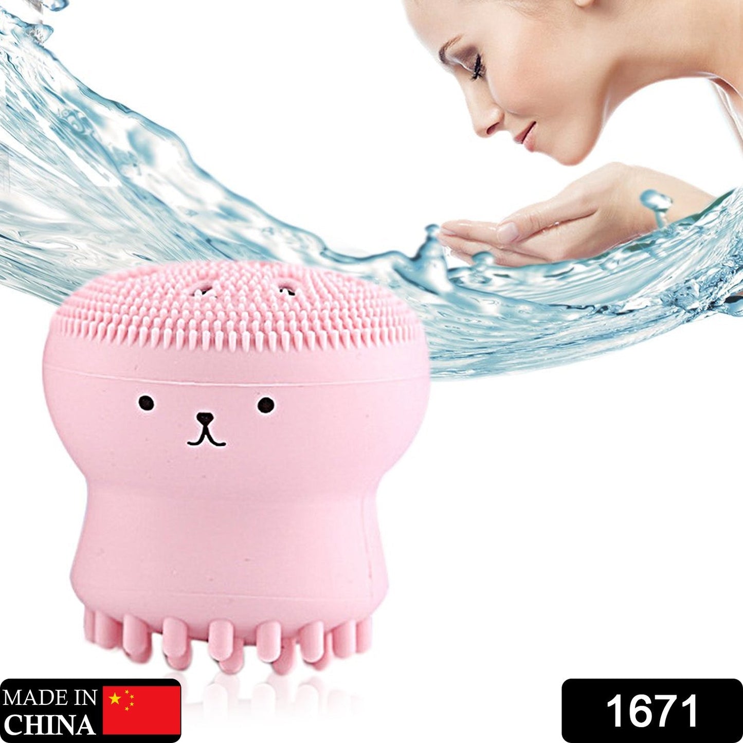 Silicone Octopus Face Scrubber