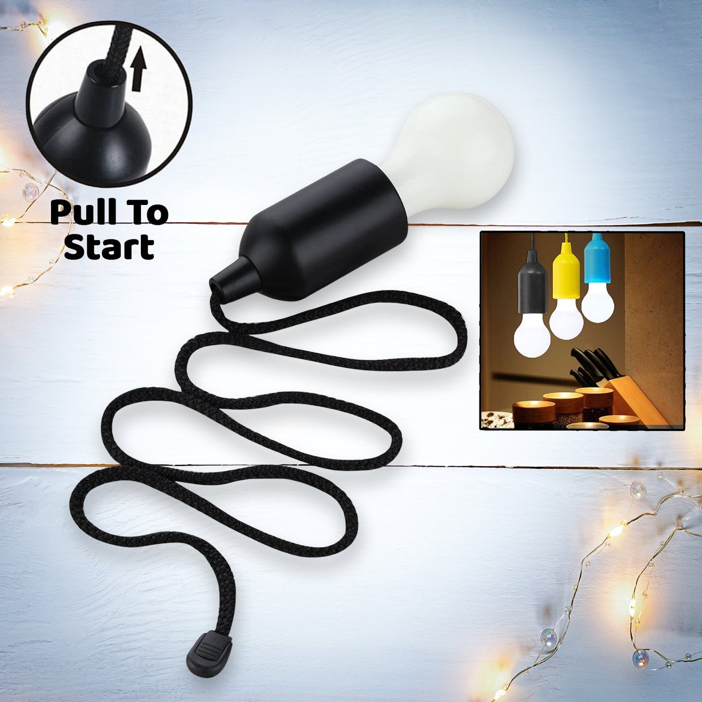 LED Pull Cord Light