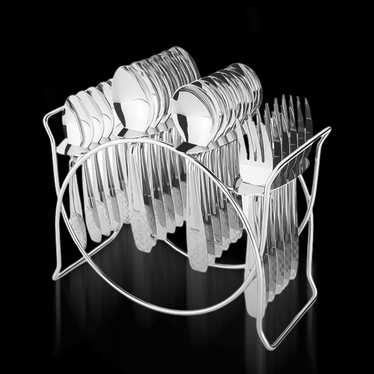24 Pc Stainless Steel Cutlery Set