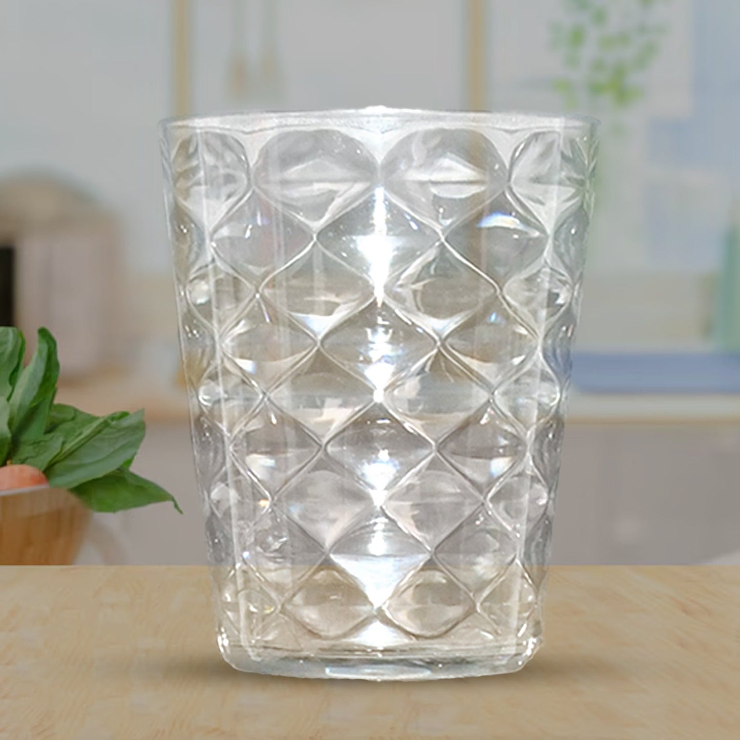 Unbreakable Pyramid Design Glass