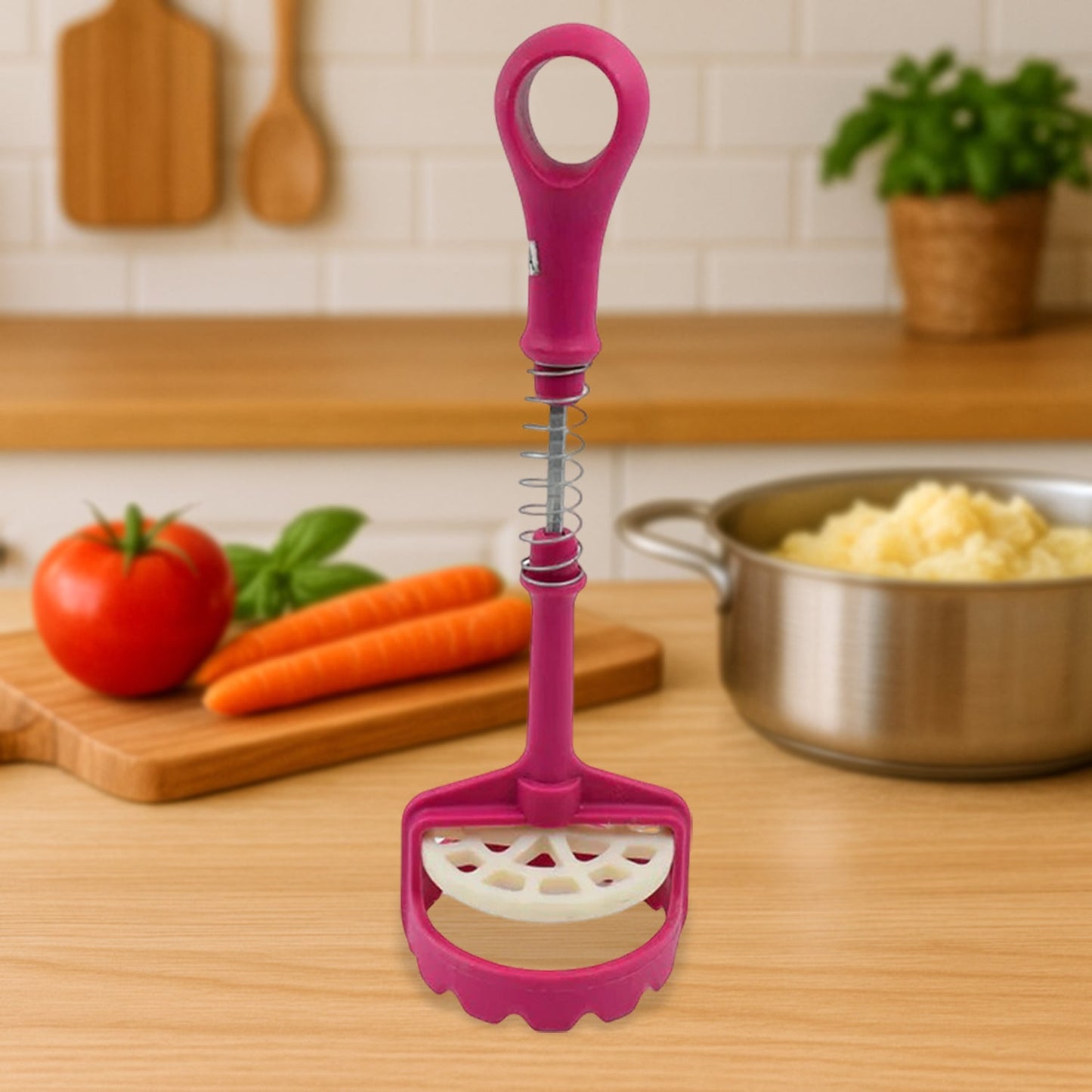 Spring Push Masher