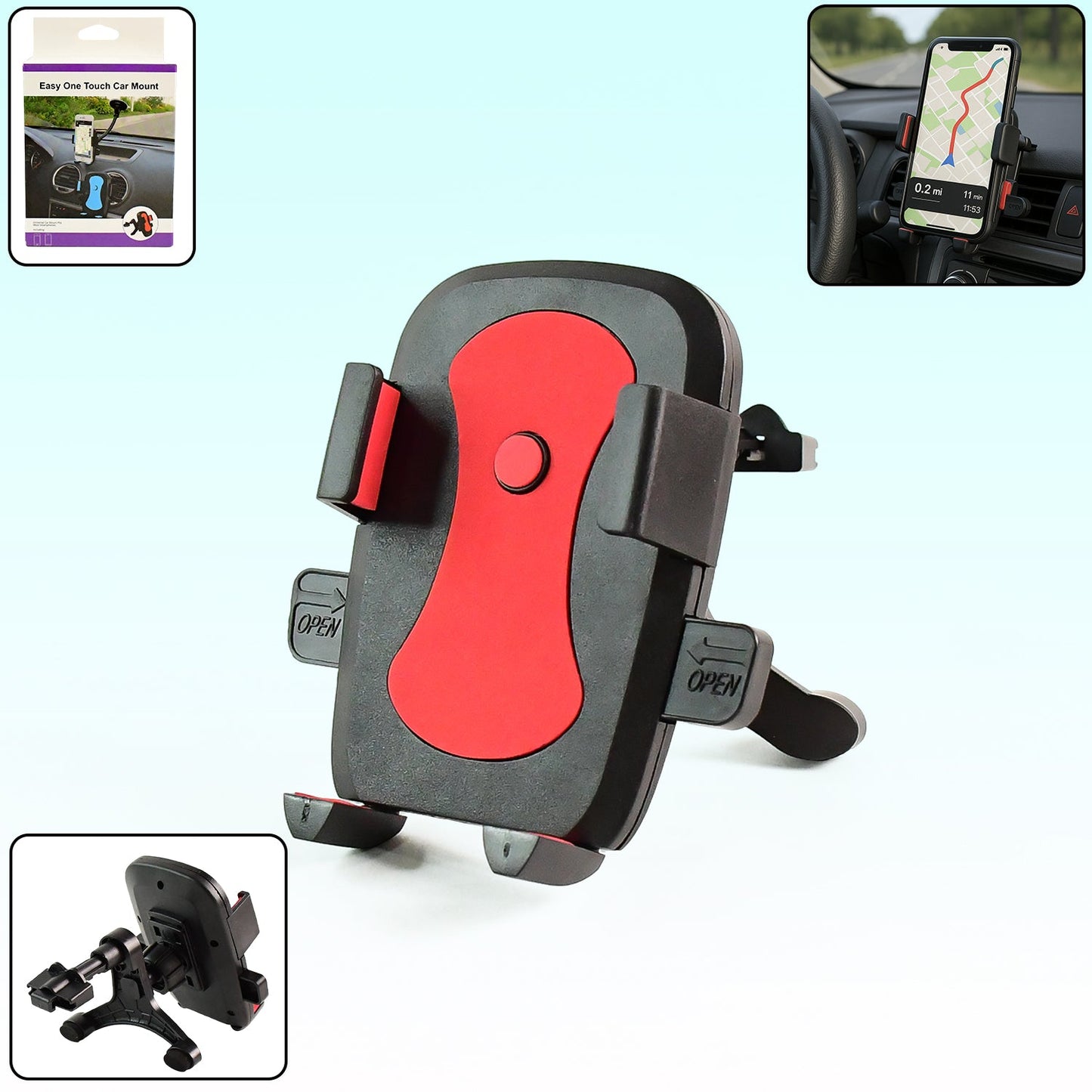 One Touch Car Mobile Holder