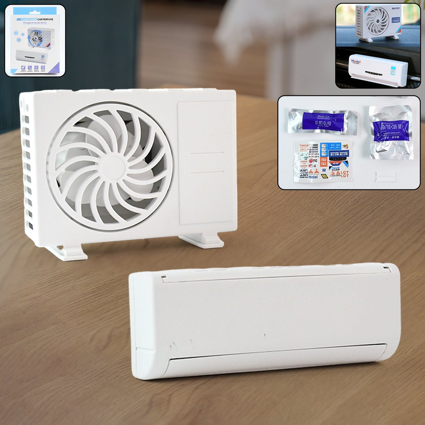 AC Design Solar-powered Car Air Freshener
