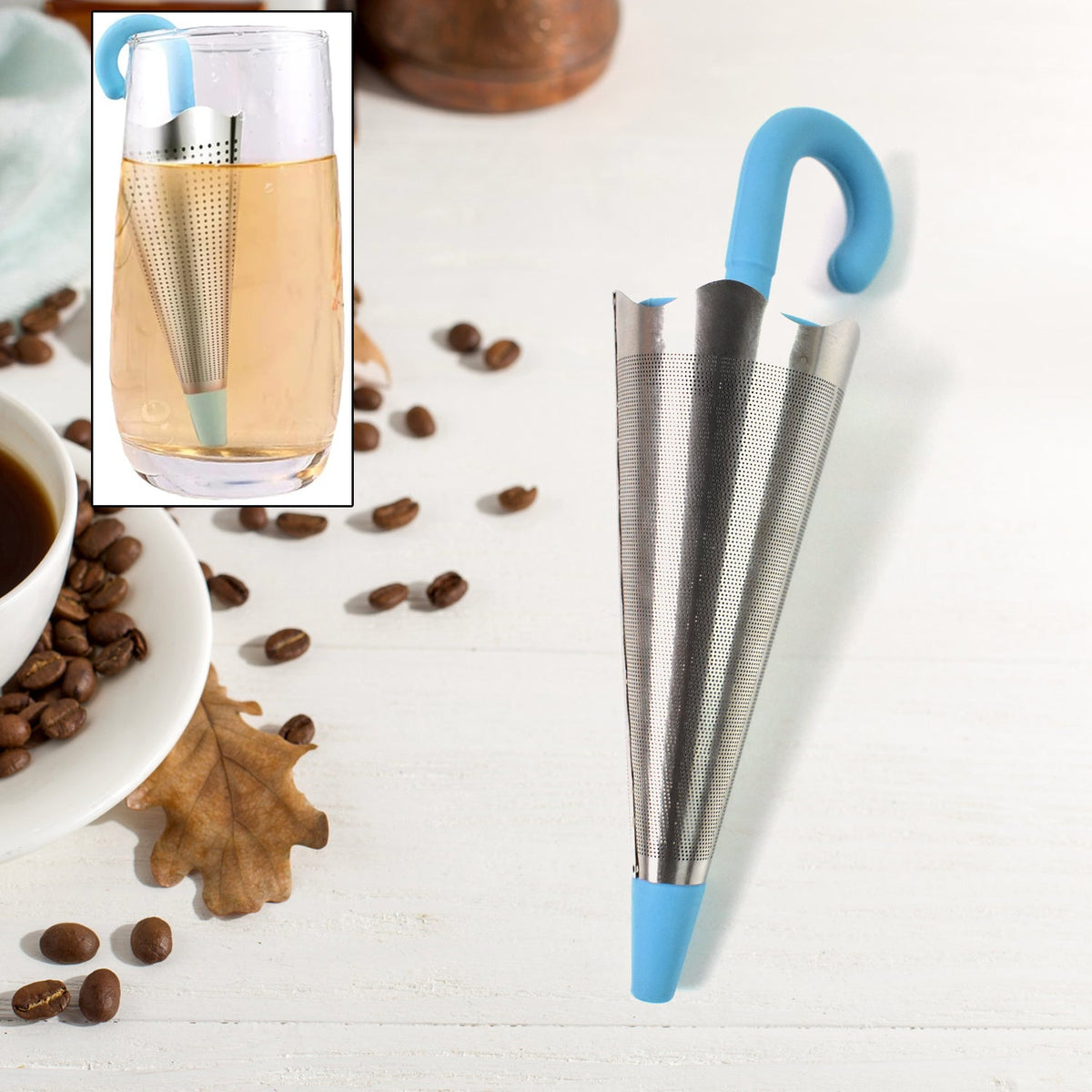 Reusable Cute Umbrella Tea Strainer