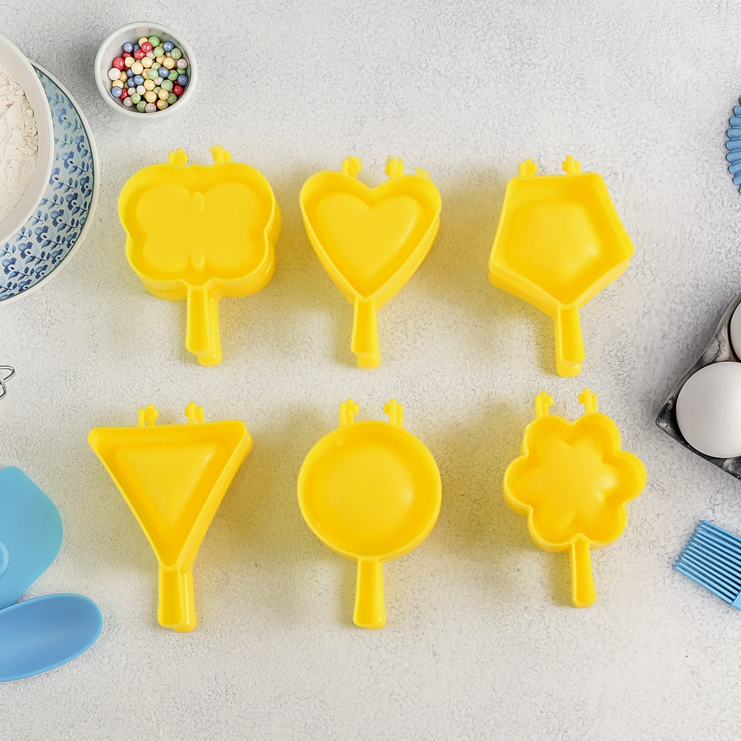 6 Pc Cookie Cutter Set – Plastic