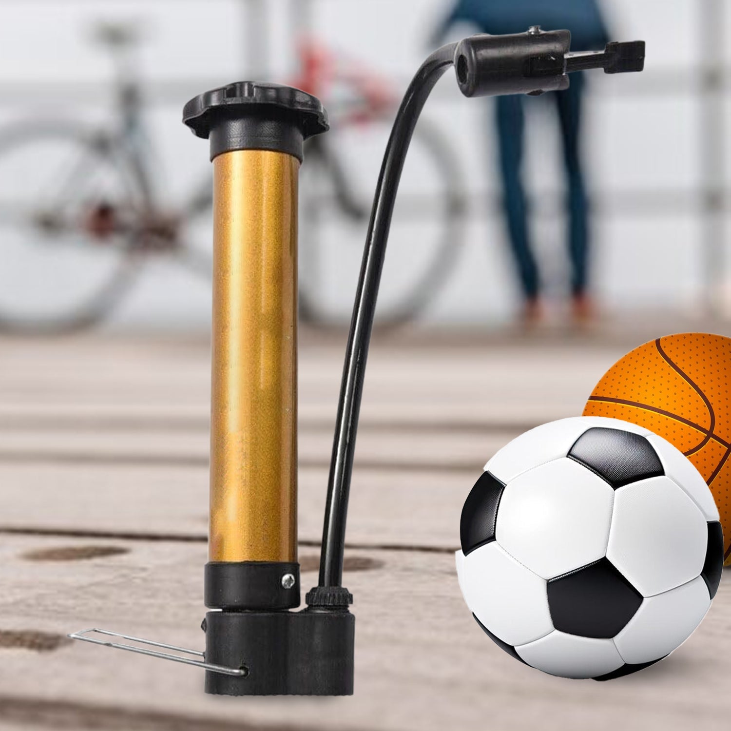 Mini Metal Ball Pump – Portable Inflator