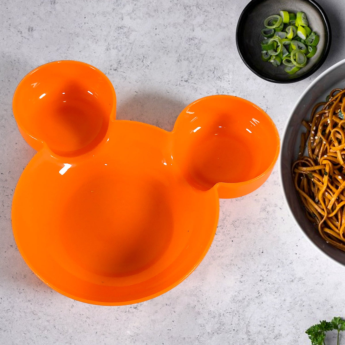 Mickey Mouse-Shaped Kids Plate