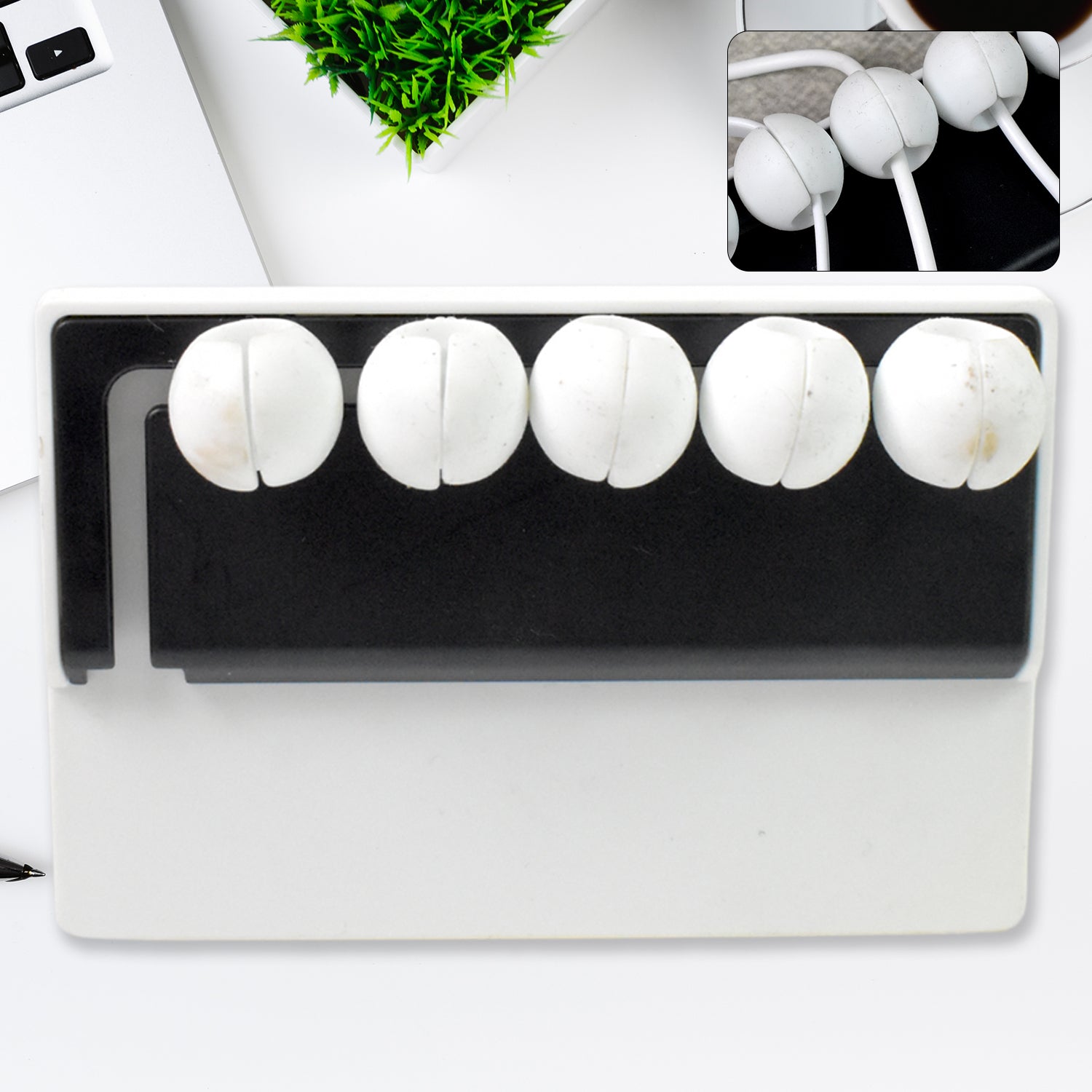 Silicone Cable Organizer Clip