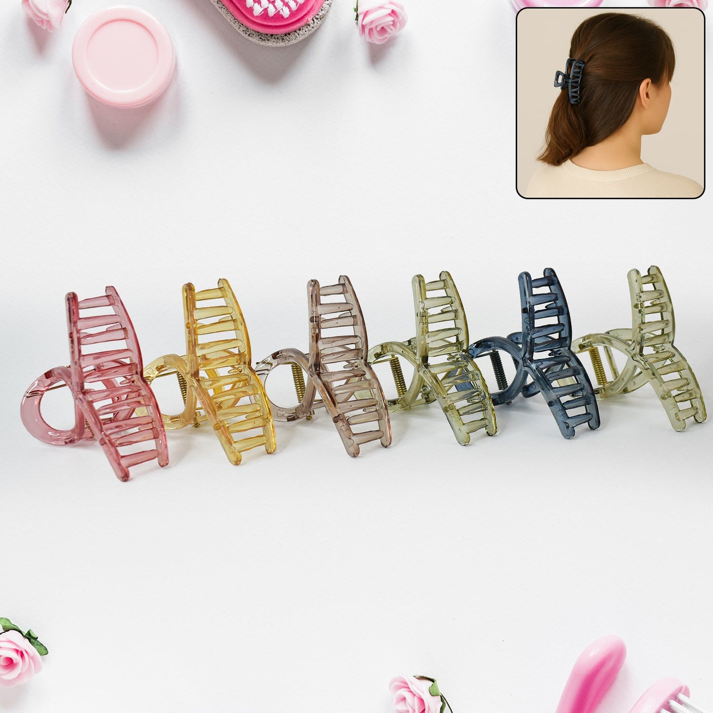Plastic Matte Hair Clip