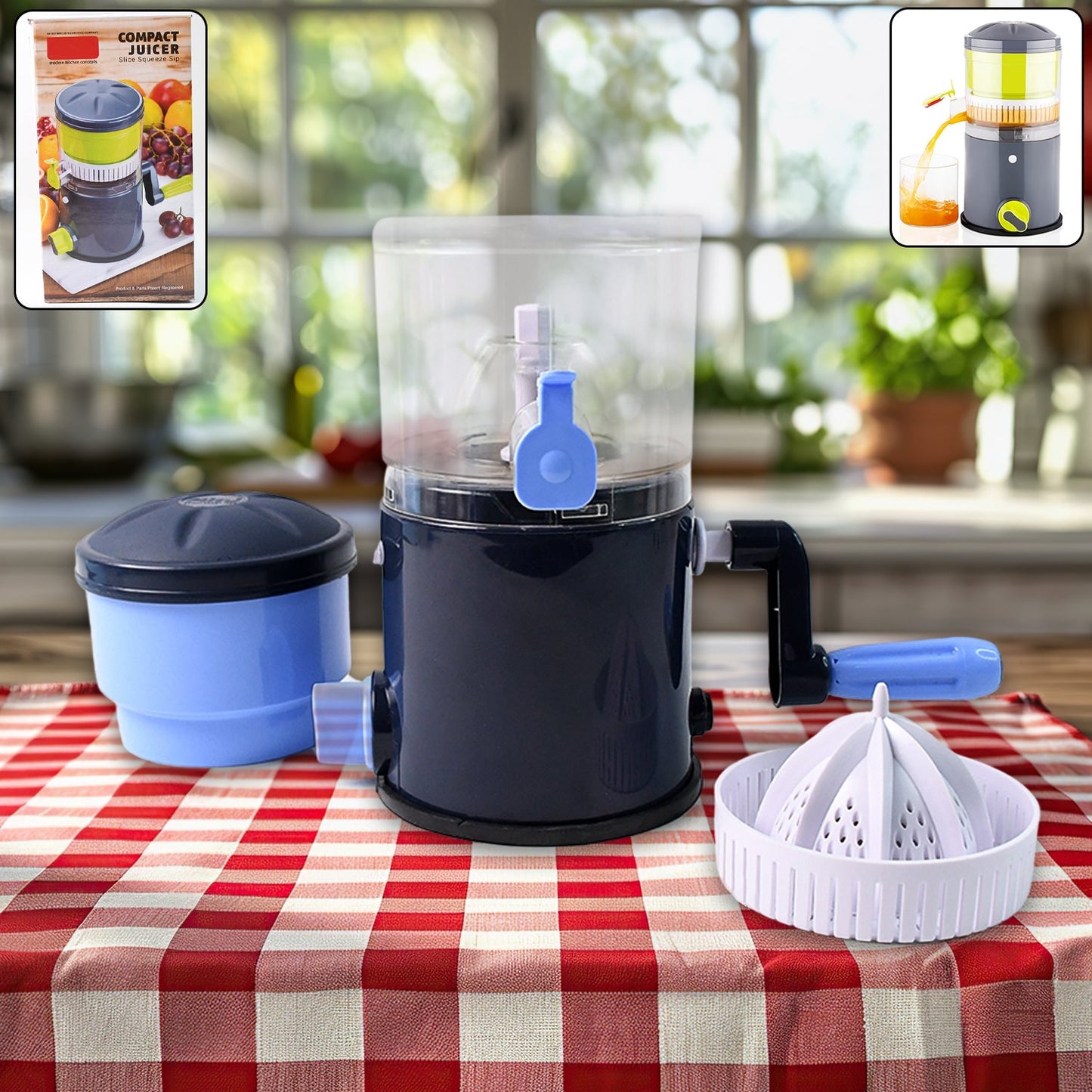 Manual Compact Fruit Juicer