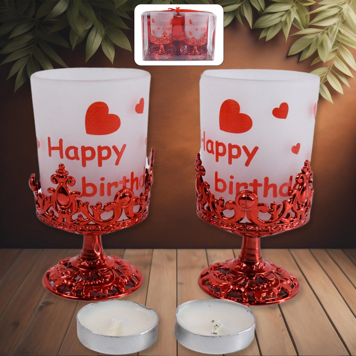 Stylishly Candle Stand (2 Pc)
