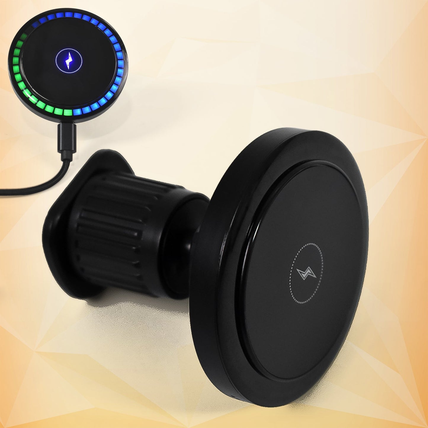 Music-Reactive Wireless Car Charger