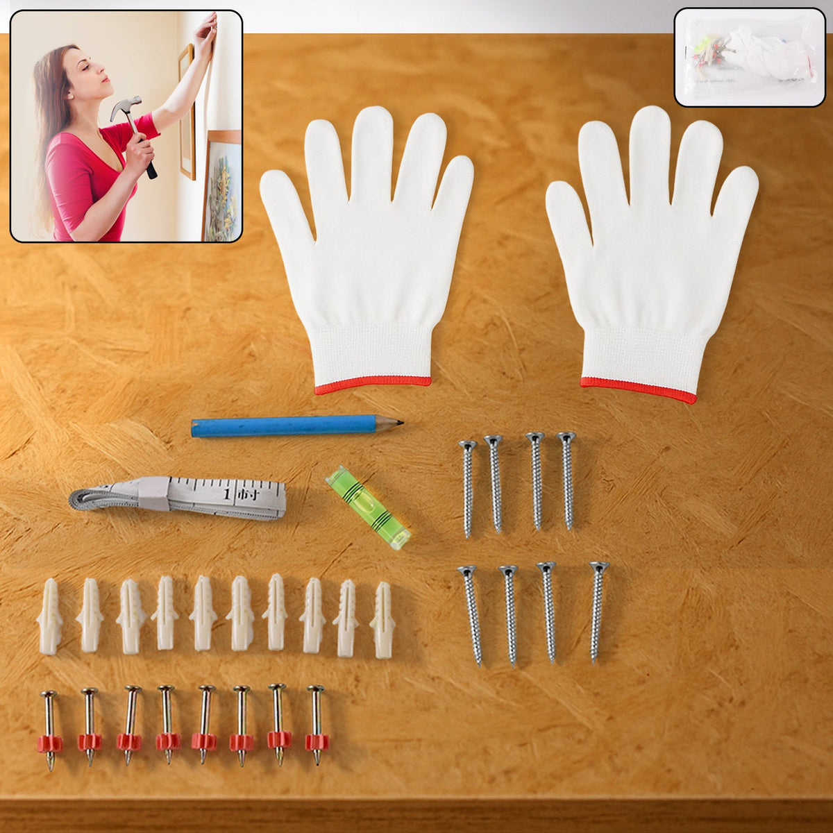 DIY Wall Mounting Kit – 7-in-1