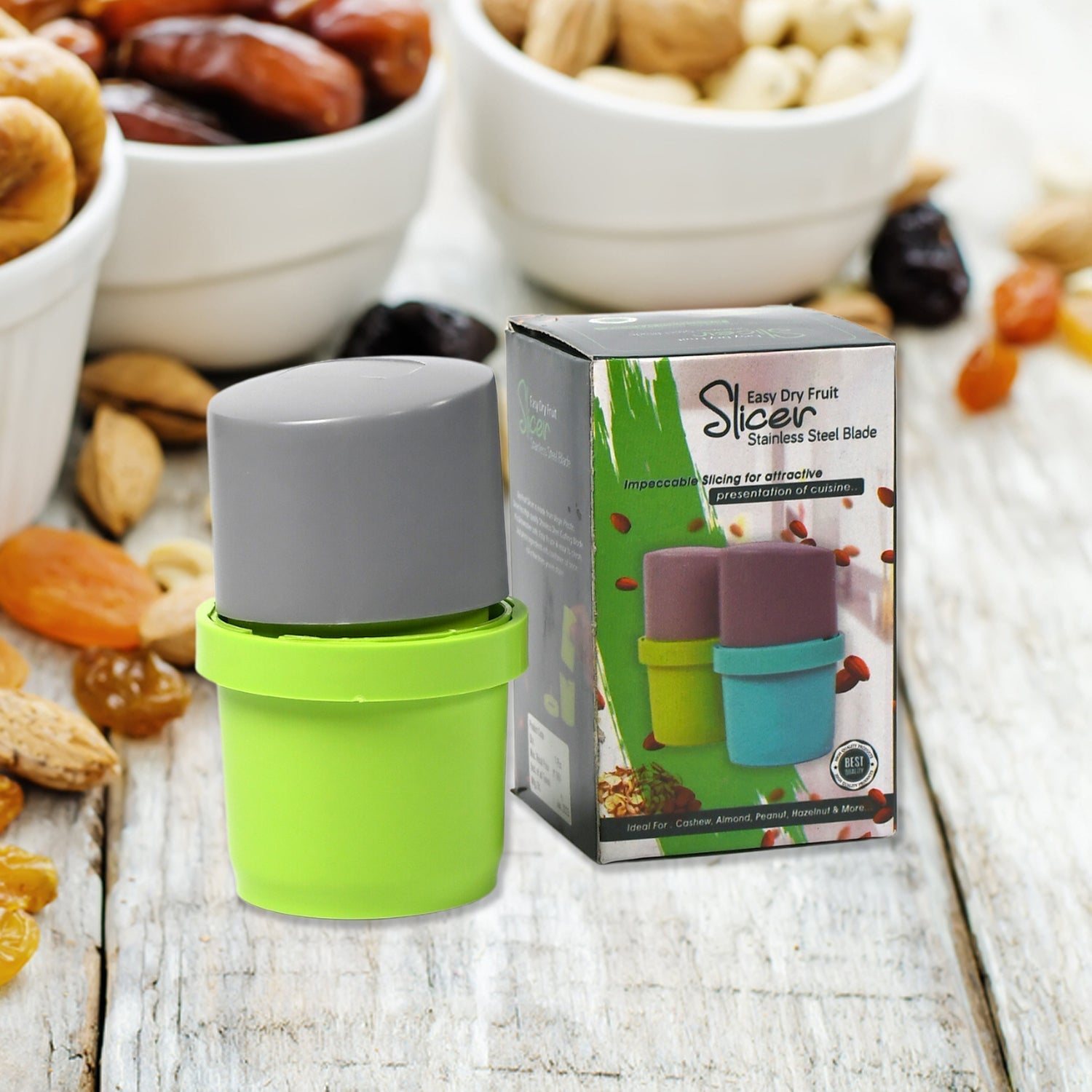 3-Blade Food Slicer Cutter
