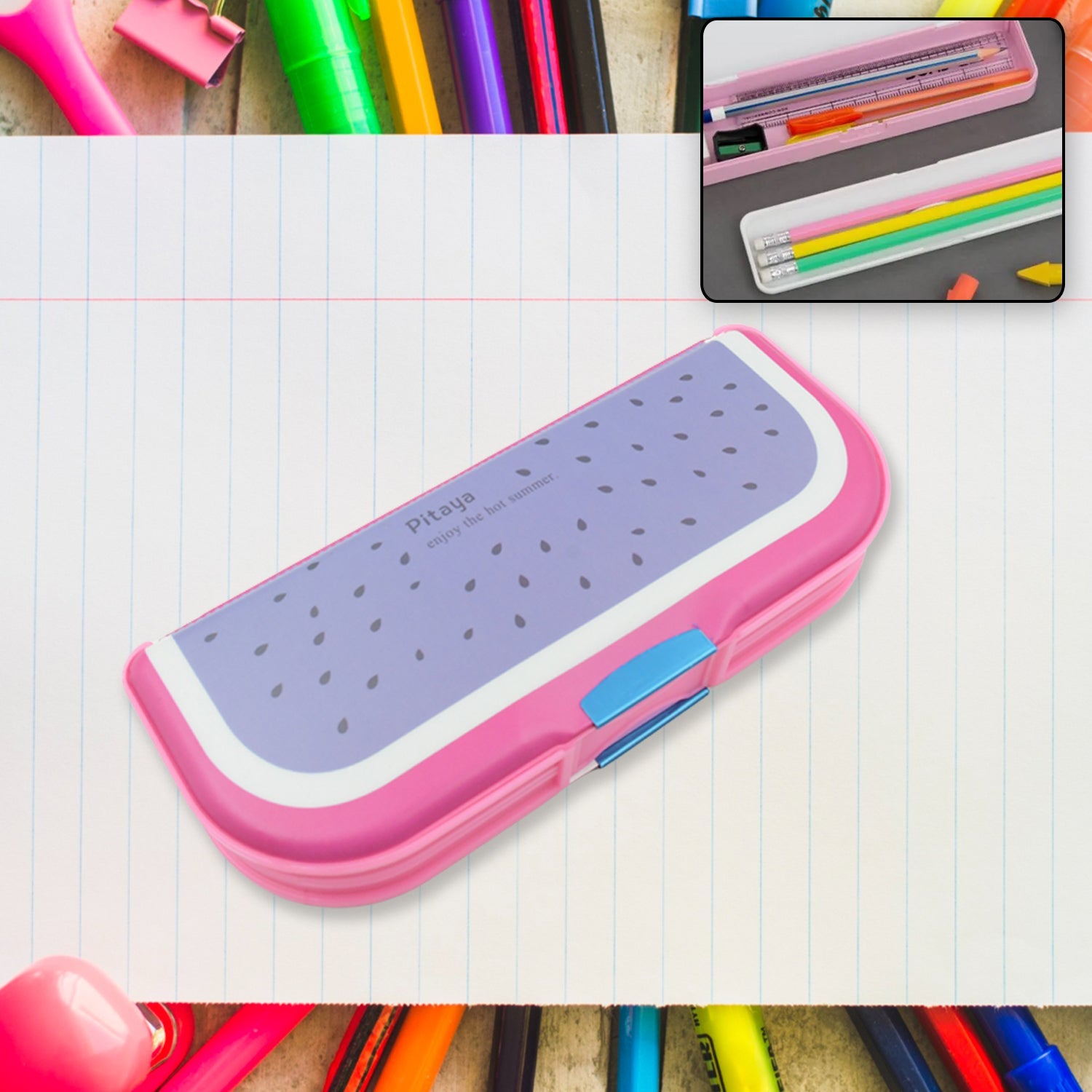 Pencil Box With 2 Compartments