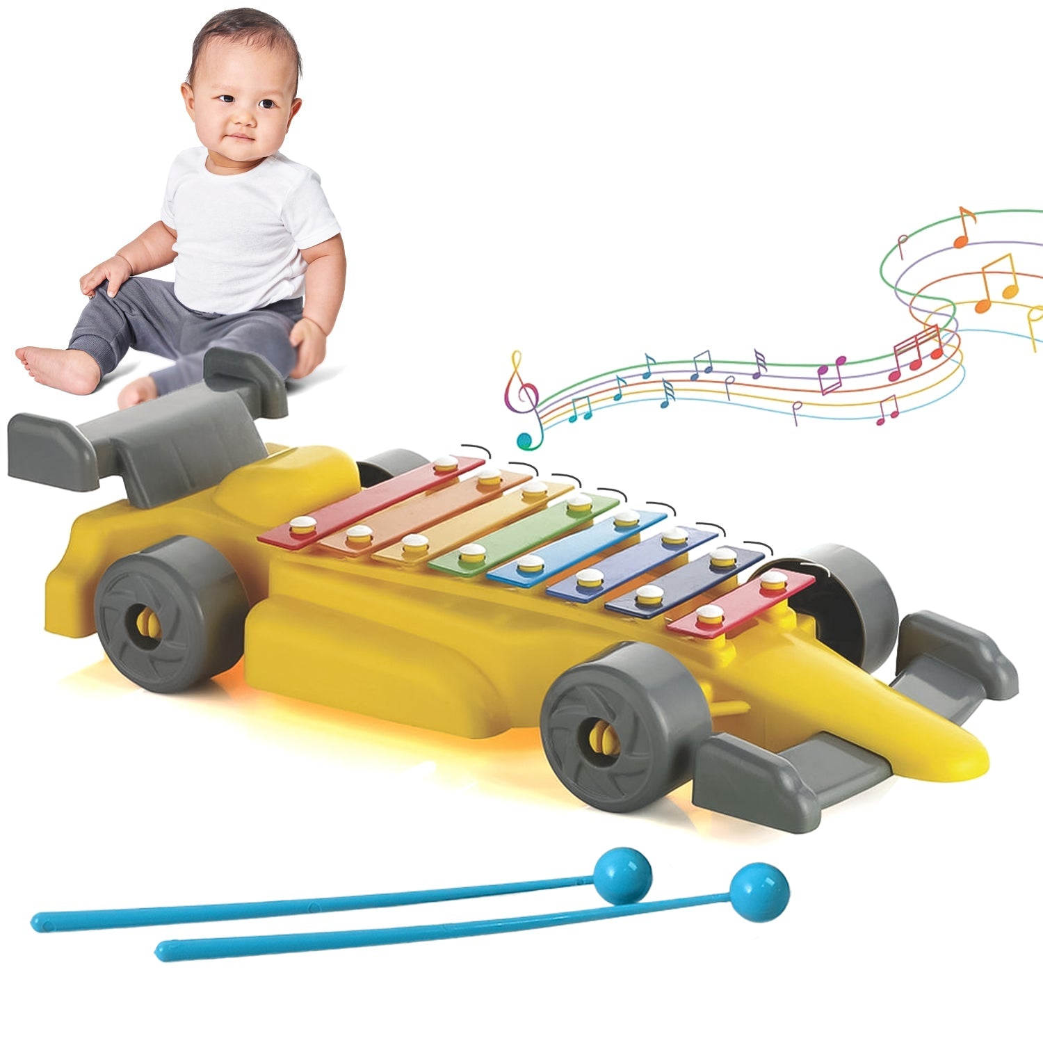 Musical Car Xylophone for Kids