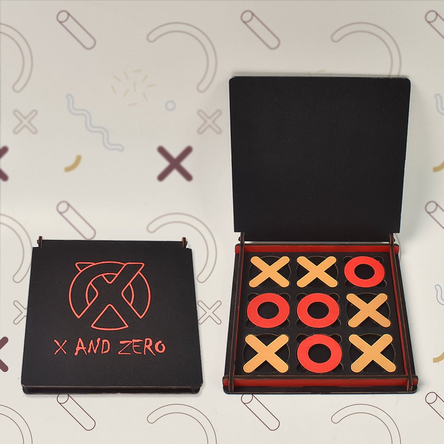 X  Zero Wooden Board Game